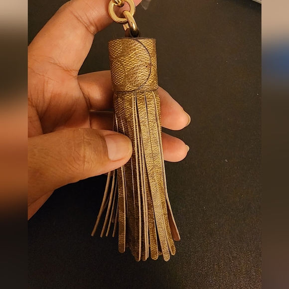 Coach Brown Tassel Keychain - Picture 2 of 4